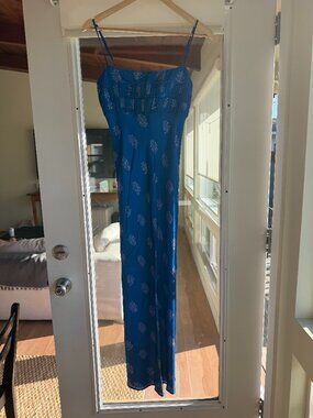 Ciao Lucia xs blue silk dress